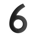 Architectural Mailboxes Floating House Number 6, Black - 4 in. AR23201